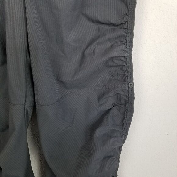 Champion Elastic Waist Gray Ruche Leg Pants Size M - Picture 5 of 9